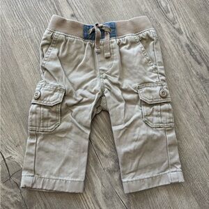 GAP Beige Cargo Jogger Pants with Drawstring